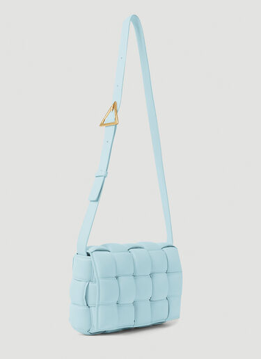 Bottega Veneta Padded Cassette Shoulder Bag Light Blue bov0249007