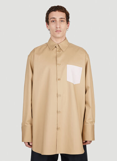 JW Anderson Oversized Shirt Beige jwa0151006