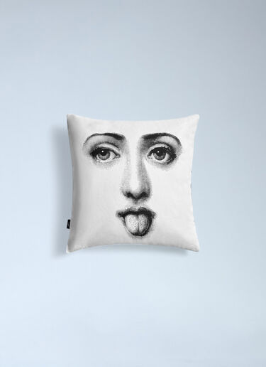 Fornasetti Tema e Variazioni N.82 And N.130 Cushion Black wps0691885