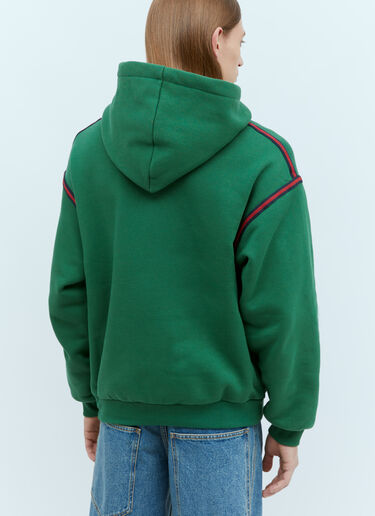 Gucci 로고 자수 후드티셔츠 그린 guc0155046