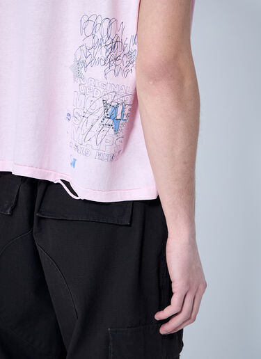 Paly 刺繍ロゴTシャツ  ピンク pal0160007