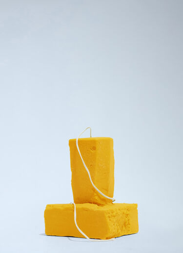 Large Stack Candle Malte van der Meyden Large Stack Candle Yellow mav0356006