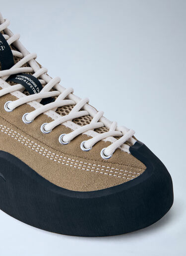 Village PM High-Top Canvas Sneakers Beige vpm0164004