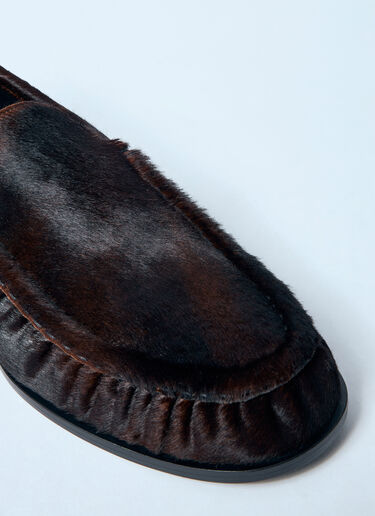 カーフへアローファー Dries Van Noten カーフへアローファー ブラウン dvn0257002