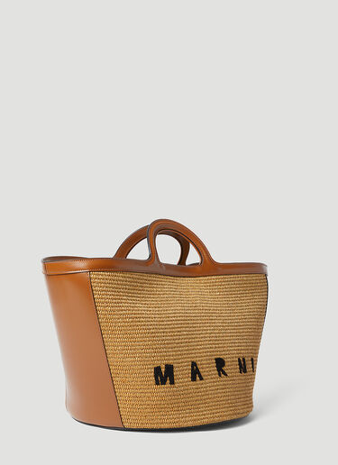 Marni Tropicalia Small Tote Bag Brown mni0247039