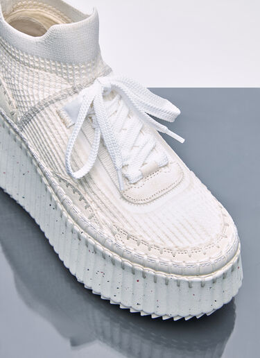 Chloé Nama Wedge Sneakers White chl0258025