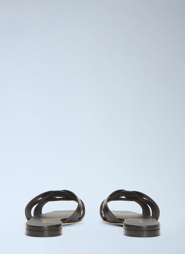 Saint Laurent Nu Pieds 05 レザーサンダル ブラック sla0236013