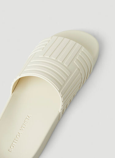 Bottega Veneta 橡胶地毯拖鞋 乳白 bov0148045