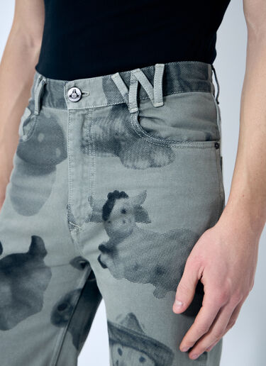 Vivienne Westwood Raymond 牛仔裤  米色 vvw0160002