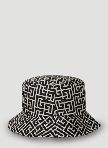 Balmain Monogram Bucket Hat Black bln0151054
