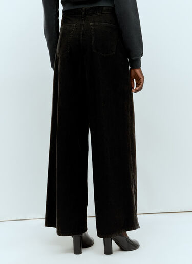 The Row Chan Corduroy Pants Black row0256018