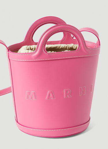 Marni Mini Bucket Shoulder Bag Pink mni0253058