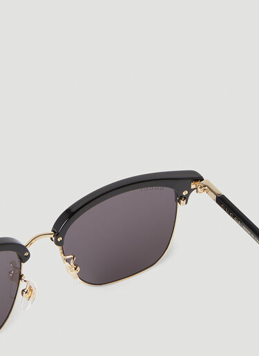 Gucci Rectangular Sunglasses Gold guc0152274