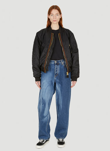 deadHYPE Dollar Sign Bomber Jacket Black dhy0148001
