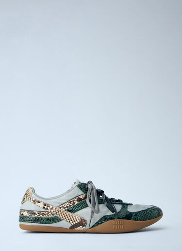 Miu Miu Gymnasium Sneakers Green miu0164040