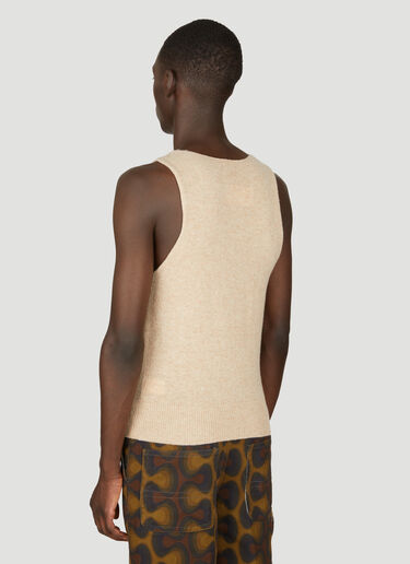 Dries Van Noten Merino Singlet Beige dvn0156026