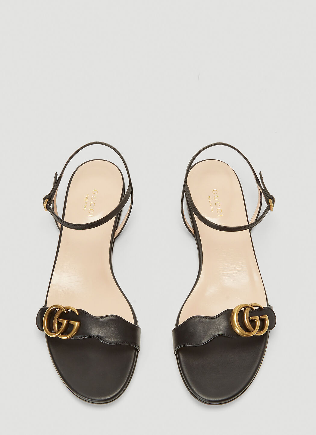 Gucci marmont flat hotsell sandals