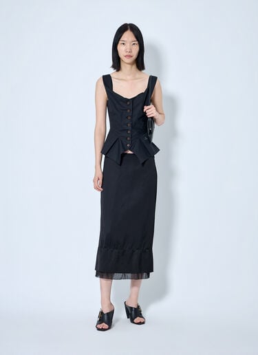 LN-CC® - Vivienne Westwood: Monday Vest - Black Vivienne Westwood Monday Vest Black vvw0265008