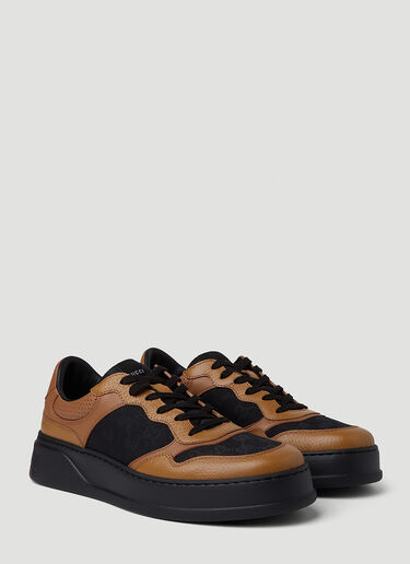 Gucci GG 提花 Basket 运动鞋 棕色 guc0152102