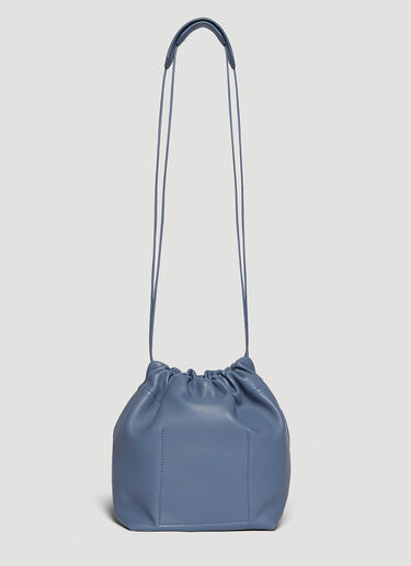 Jil Sander Drawstring Small Shoulder Bag Blue jil0247037