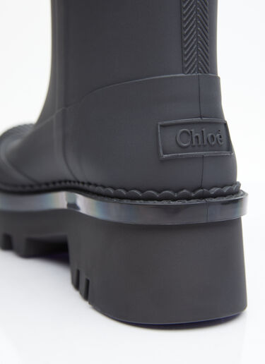 Chloé Raina Rain Boots Black chl0255031