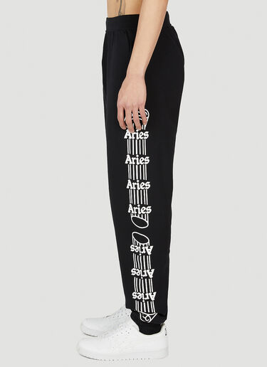 Aries Column Track Pants Black ari0152009