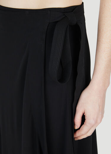 TOTEME Tie Waist Skirt Black tot0252009