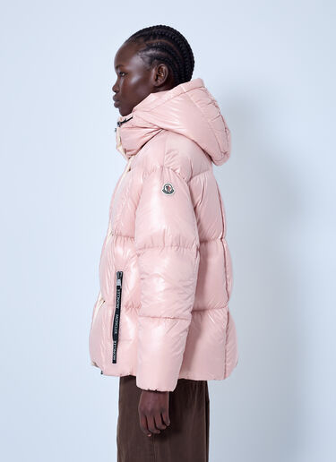 LN-CC® - Moncler: Parana Hooded Short Down Jacket - Pink Moncler Parana Hooded Short Down Jacket Pink mon0266001