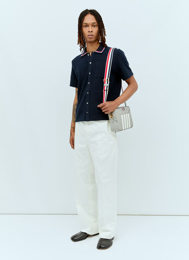 Thom Browne 针织 Polo 衫  藏蓝色 thb0155002