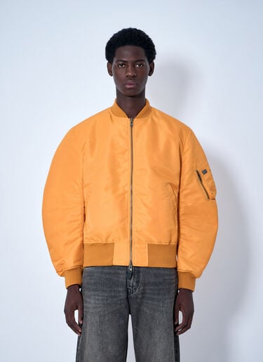 Martine Rose Bomber Jacket with Ribbed Trims Orange mtr0164006