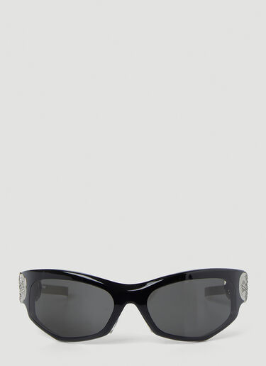 Moncler x Gentle Monster Swipe 1 Oval Sunglasses Black mgm0350004