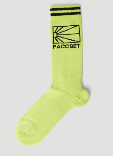 Rassvet Logo Intarsia Socks Green rsv0152019