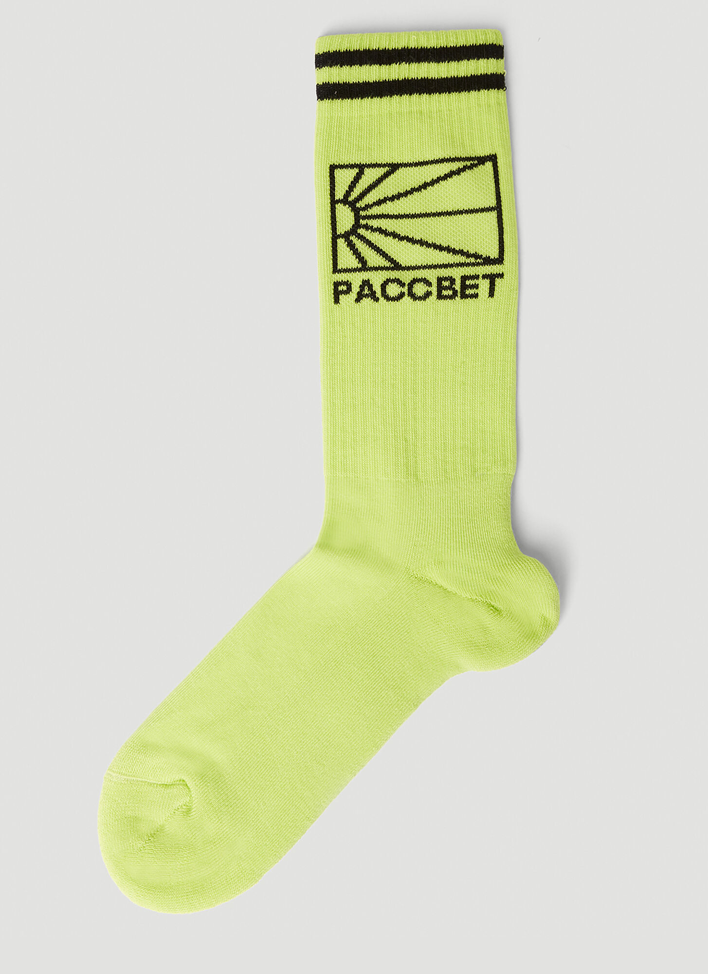 Rassvet Logo Intarsia Socks Male Green
