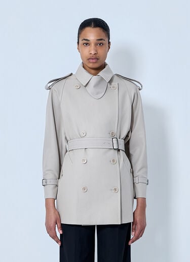 Max Mara Double-Breasted Trench Coat Beige max0264305