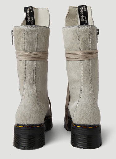 Rick Owens x Dr. Martens Quad Sole Boots Grey rod0250004
