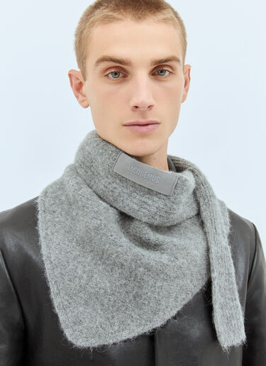 Jacquemus Le Chale Gros Grain 围巾 深灰色 jac0158024