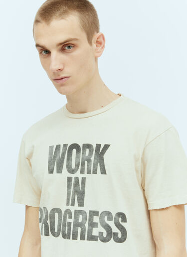 Gallery Dept. Work In Progress T-Shirt Beige gdp0153030