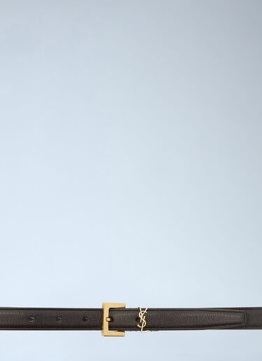 Monogram Belt Saint Laurent Monogram Belt Black sla0241065