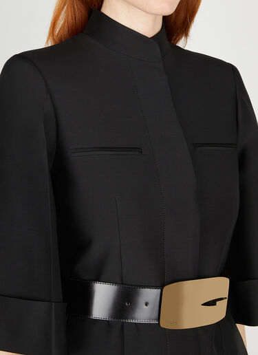 Gucci Waist Belt Blazer Black guc0252051