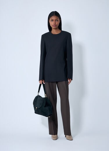 TOTEME Tailored Blouse Black tot0263015