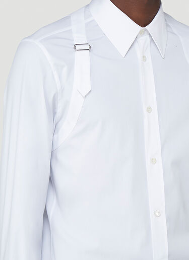 Alexander McQueen Classic Harness Shirt White amq0142029