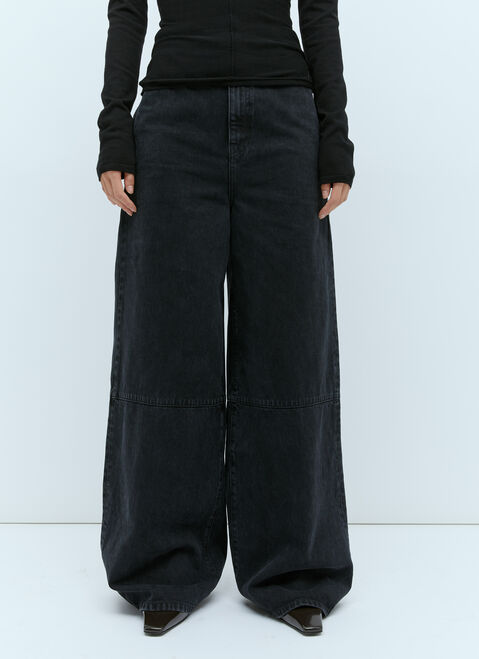 KHAITE Isla Denim Jeans Grey kha0254001