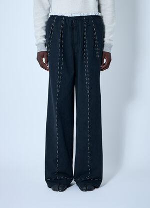 Maison Margiela Work-In-Progress 팬츠  블랙 mla0159006