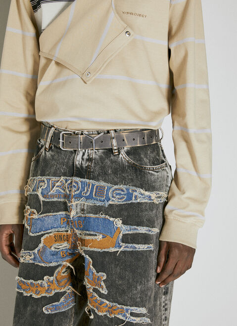Y/Project Y Leather Belt Grey ypr0153001