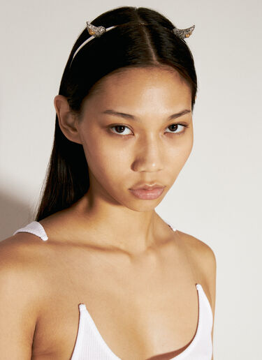 Vivienne Westwood Horn Alice 发箍 银色 vww0256007