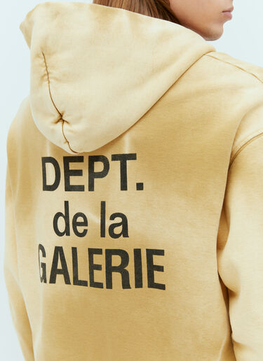 Gallery Dept. French Zip Hooded Sweatshit Yellow gdp0152023