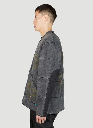 Liberaiders Paint Splatter Denim Jacket Grey lib0151003