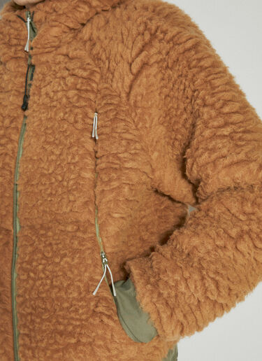 ROA 헤비 퍼리 재킷 브라운 roa0154002