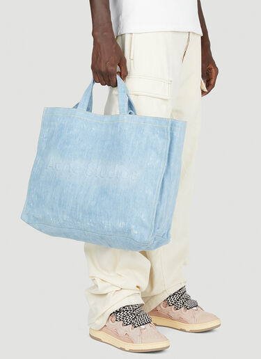 Acne Studios Logo Shopper Tote Bag Light Blue acn0152072