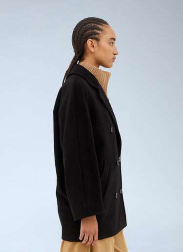 Max Mara 쇼트 101801 아이콘 코트  블랙 max0257006